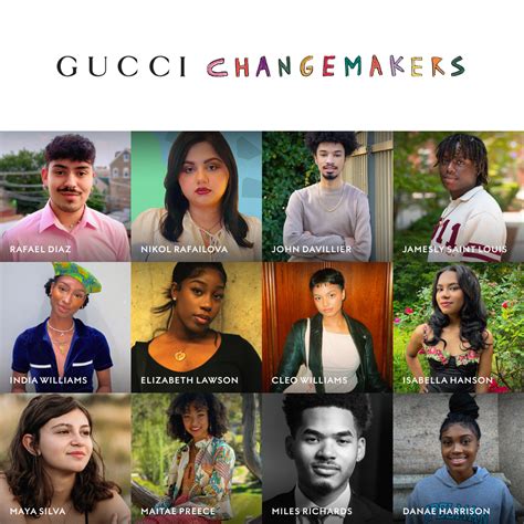 gucci changemakers impact fund|gucci changemakers north america scholarship.